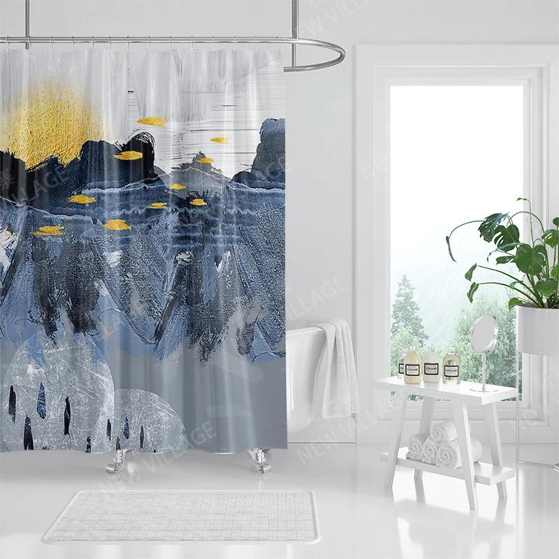 Waterproof Fabric Shower Curtains Bathroom Curtain Accessories Bath Curtain for Shower 180x200cm 240*200 Anime Boho Decoration