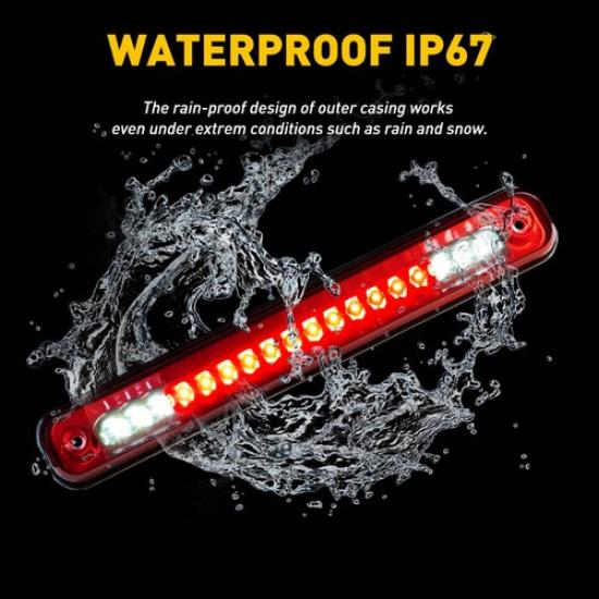 For 1988-1998 Chevy GMC C/K1500 2500 3500 LED Third 3Rd Brake Cargo Light Lamp