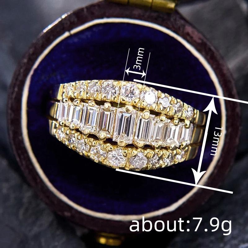 French Temperament Parisian Ring Women, European and American White Feminine Luster Jewelry, Spring Geometric New Models