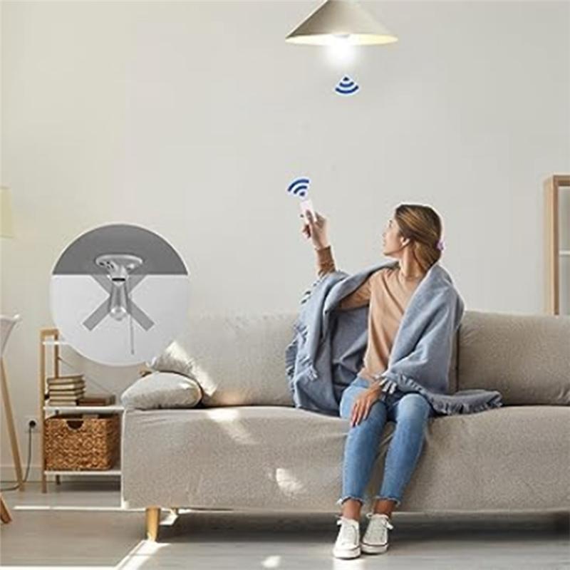 

A96I-Remote Control Socket Wiring-Free Hotel Wireless Remote Control Switch Wireless Light Switch Remote Control Switch білий