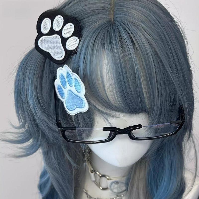 Make ized Women Harajuku Gothic Lolita Beret hat Cap Y2K Girl Angel Wing Dog Dog paw handmake Sun hats
