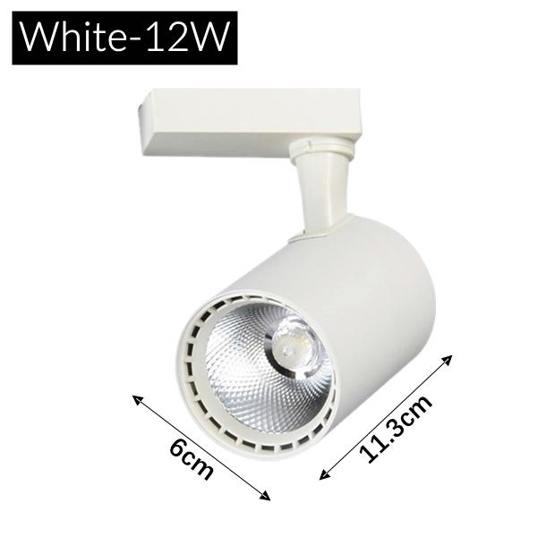 RGB LED Ceiling Track Light 12W/15W/20W Colorful COB Phase Wall Rail Spotlight Stage KTV Cloth Shop Track Lighting System AC220V