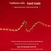 2026 Year of the Horse Red Benmingfo Good Luck Bracelet: Woven Guardian Hand Rope for Men and Women.