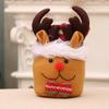 Christmas decorations Christmas gift bag candy bag apple bag cartoon Santa Claus plush gift bag snowman