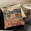 Vintage Movie Poster TV Film The Office Office Cushion Pillowcase Car Cushion Cover45X45CM Lumbar Pillowcase Sofa Pillowcover