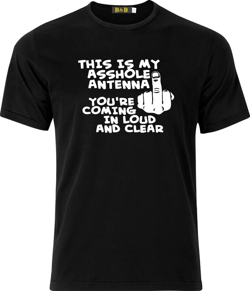 

This is my Asshole Antenna Youre Coming in loud and Clear Adult Xmas T Shirt M