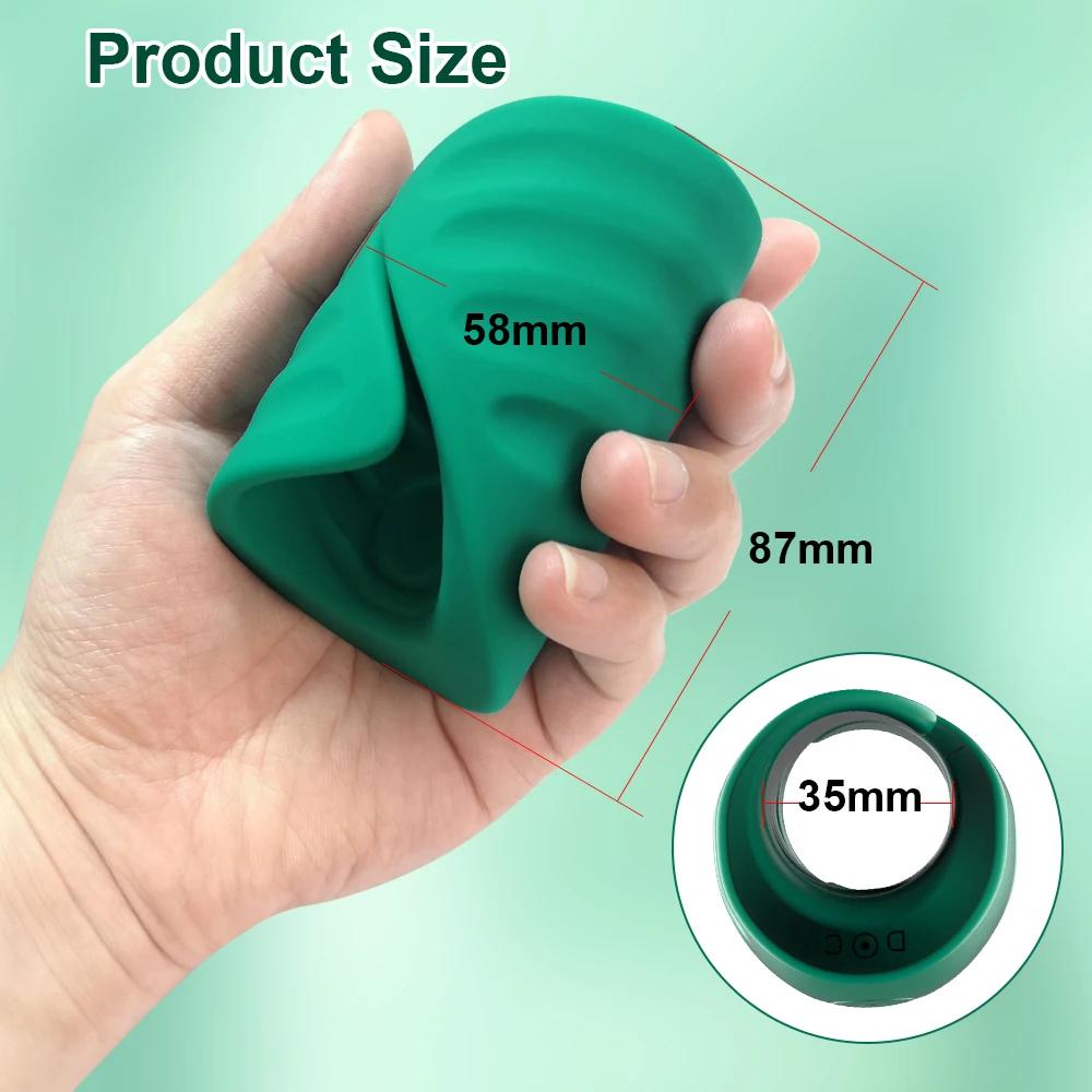 Controllo APP Vibratore per Allenamento del Pene Masturbatore Maschile Stroker Vibranti Allenatore del Glande Stimolatore Giocattoli Sessuali per Uomini Articoli per Adulti
