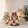 35cm DIY Christmas Tree With LED Light Mini Desktop Tree Christmas Decoration New Year Gift Home Christmas Ornaments