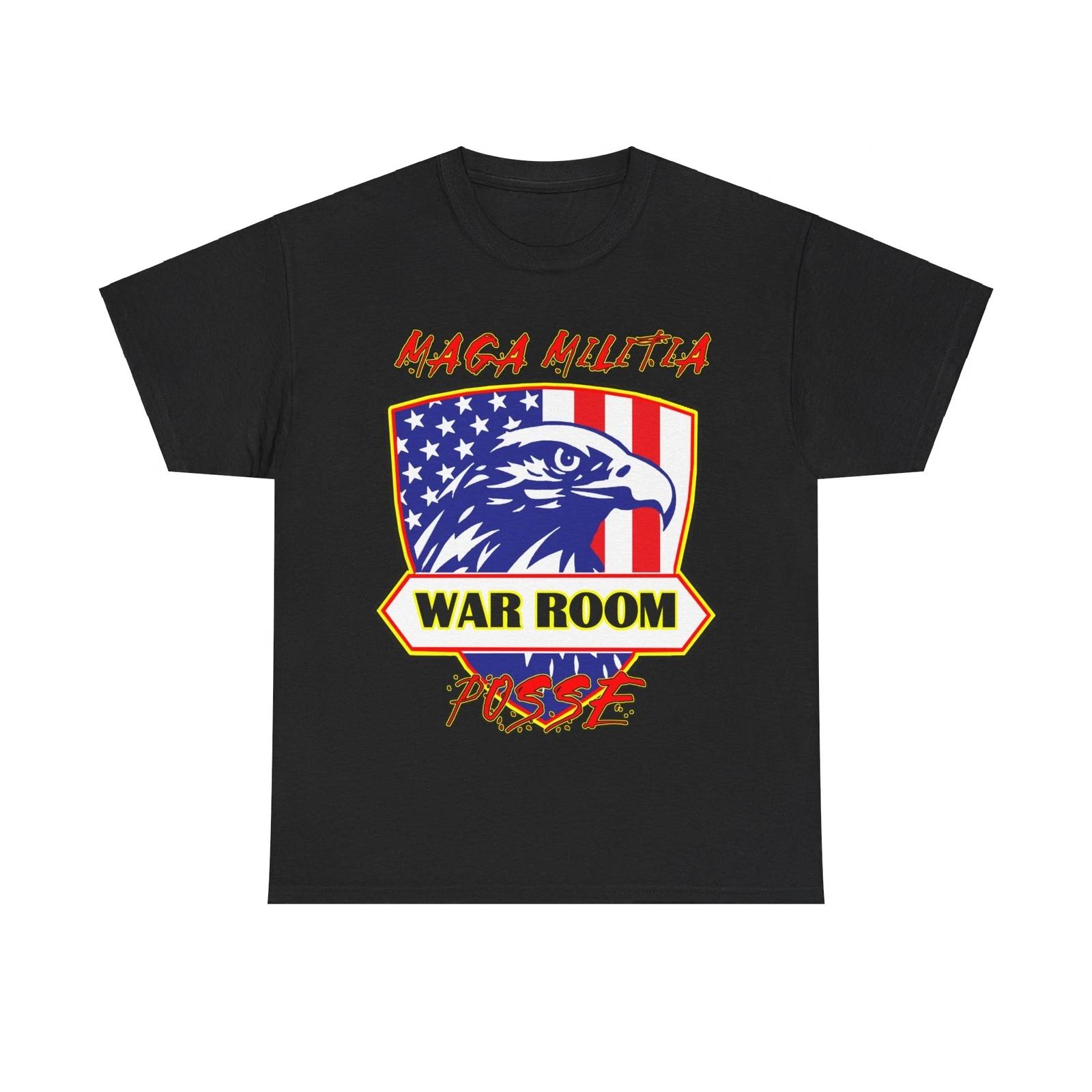 

Bannon s War Room Posse Maga Militia unisex Short Sleeve Tee XL