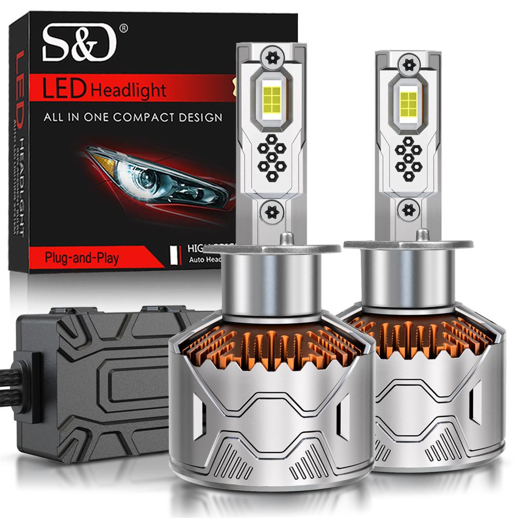 

2 шт. Светодиодные лампы для фар H7 H4 6000K H1 H8 H11 Светодиодные 9005 HB3 9006 HB4 Автолампа 60000Лм 150Вт Высокой мощности Canbus Дальний/Ближний свет CSP Автомобильная фара H1