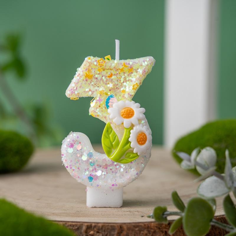 Sunflower Sequin Decoration for First Birthday - Creative New Style Hot Sale
