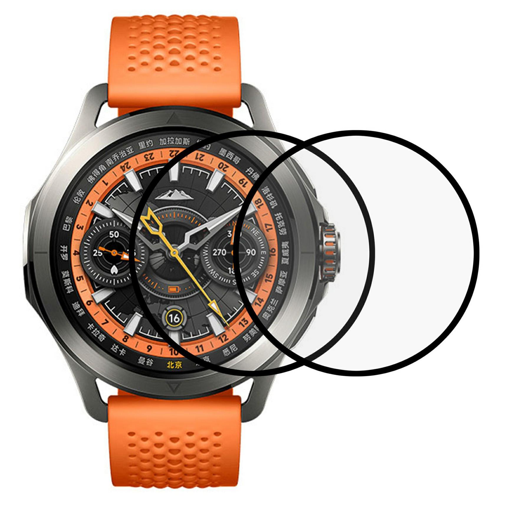 

2 шт./упак. Защитная пленка для экрана HD Clear PMMA для Xiaomi Watch S4/S4 15th Anniversary Edition (Черный край) A