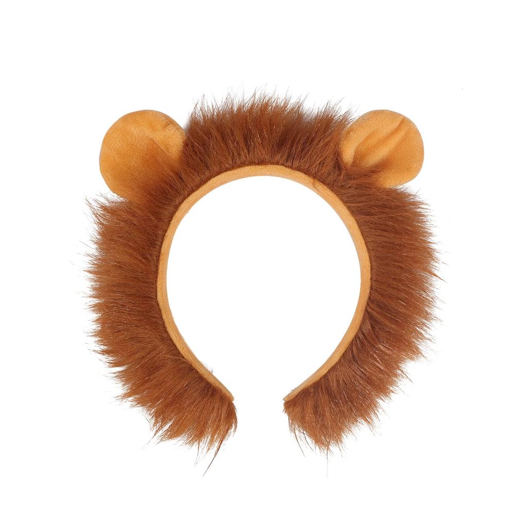 Lion Cosplay Lion Ears Tail Gloves Halloween Cute Kigurumi Lion Tail and Ear Headband Kids Adults Animal Fancy Dress Animal Costume Outfit Disguise