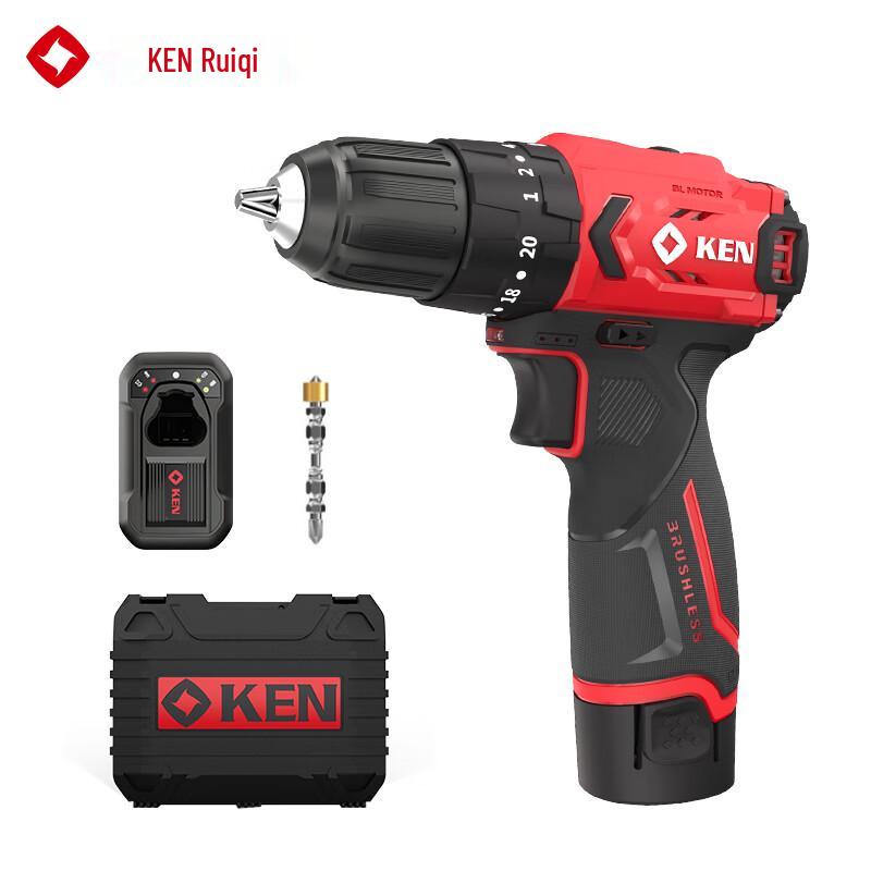 

KEN 12V Brushless Cordless Impact Drill & Screwdriver CN plug (adapter included)
