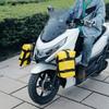 Motorcycle Bumper Bag PVC 5 To 8L Water Proof Quick Release Motorcycle Side Bag Motorbike Storage Carry Bag with Straps for Outdoor