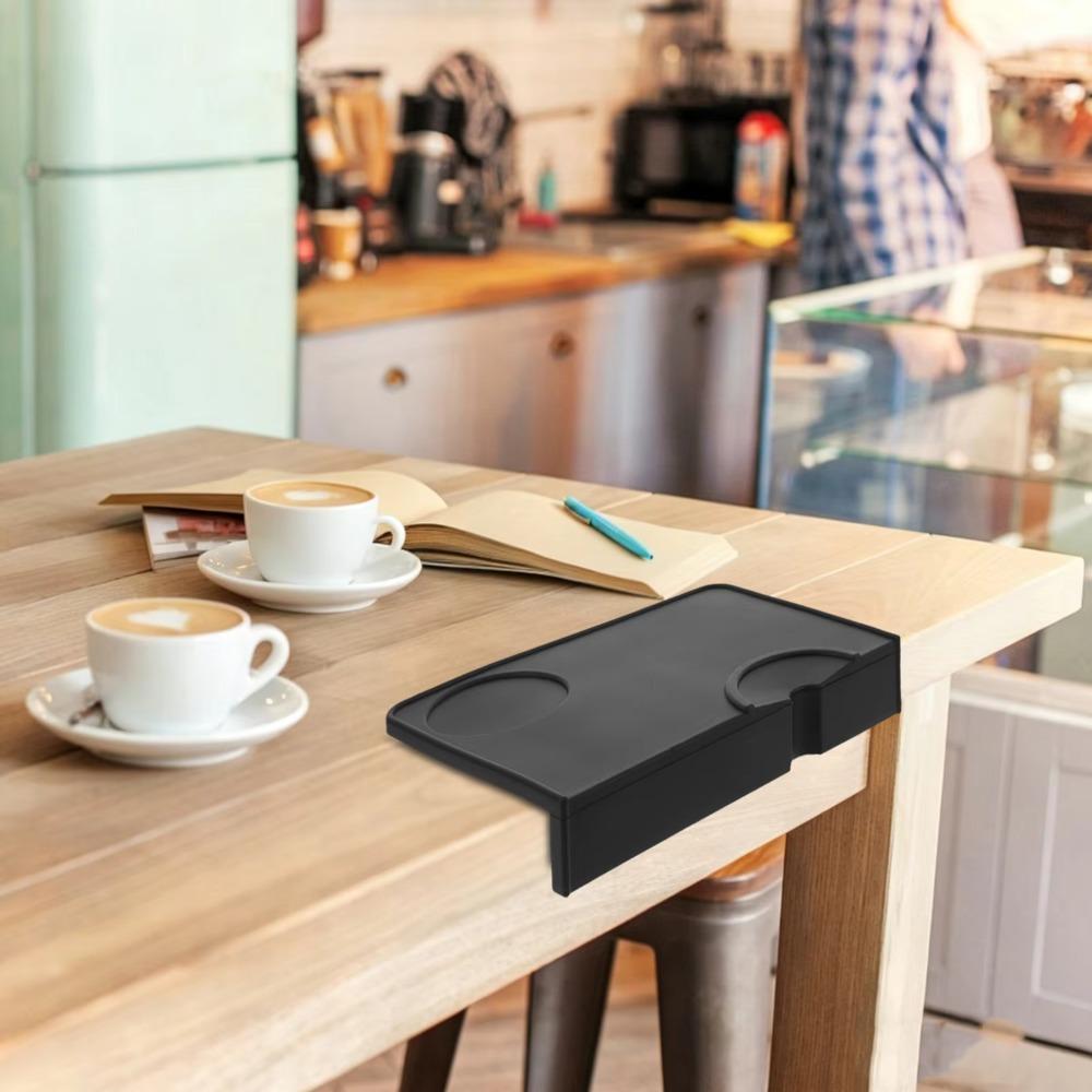 Corner Edge Silicone Coffee Tamper Mat Non-Slip Coffee Powder Press Pad Espresso Tamping Pad Cafe