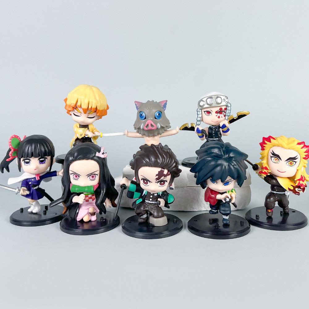 Demon Kimetsu Slayer No Yaiba Action Figure Cartoon Model Toy Decoration Gift