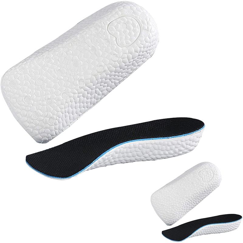 New Increase Height Insoles Light Weight Soft Elastic Arch Support Breathable Eva for Men Women Shoes Pads Heighten Lift Inserts