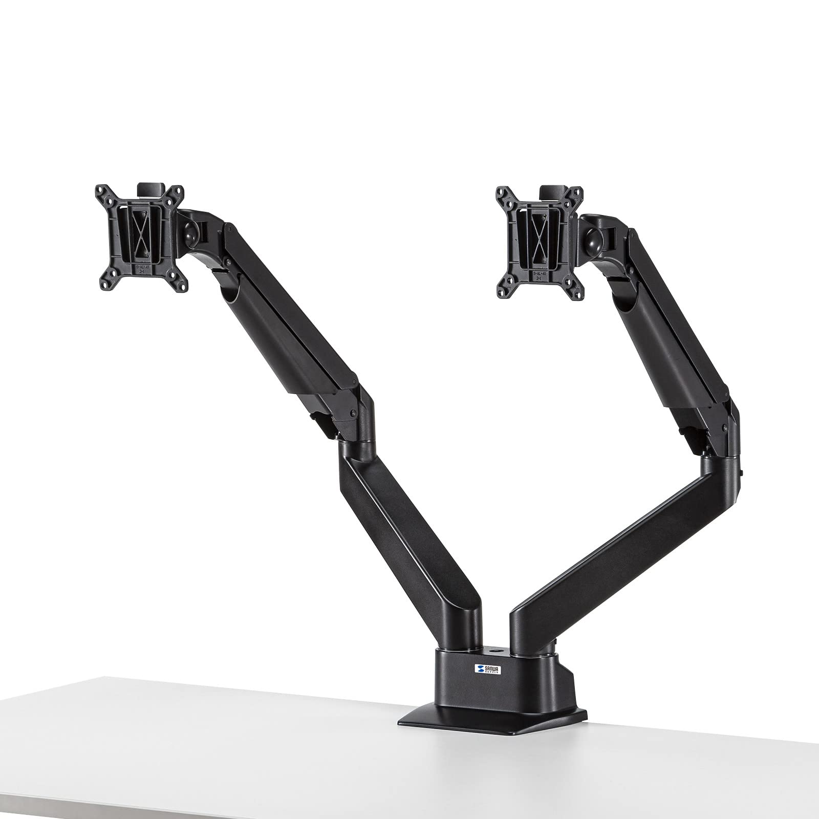 

Sanwa Supply Articulating LCD Monitor Arm CR-LA1302BKN2 Horizontal/Vertical (2 Monitors, Black) чорний