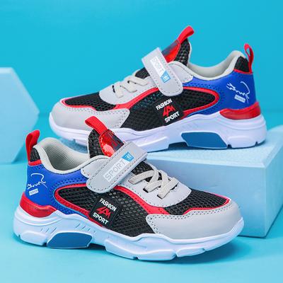 Boys' shoes2026New Summer Children's Casual Sports Shoes, Breathable Mesh Design, Suitable for Older Children, Lightweight and Stylish Running Shoes
