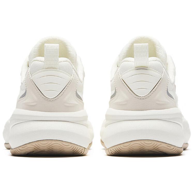 Anta Ace 2 Comfortable Versatile Non-Slip Wear-Resistant Low-Top Dad Shoes Women Sneaker White Gray 922438812-3