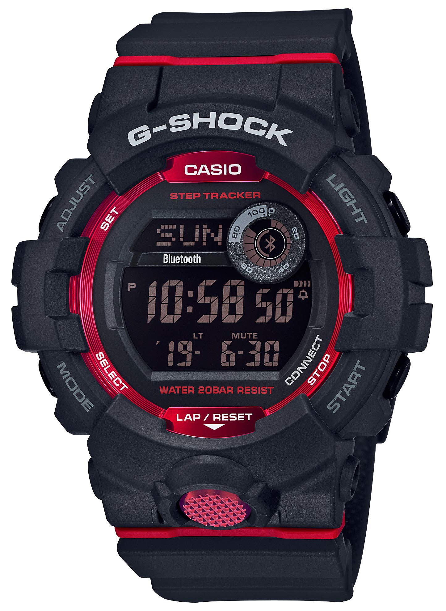 

[Casio] Часы-шагомер G-Shock с Bluetooth GBD-800-1JF мужские черные