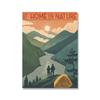 Stampa Strada Forestale Viaggio in Montagna Poster di Viaggio Paesaggio Tramonto Parete Marina Arte Pittura su Tela Immagini per Soggiorno Decorazioni per la Casa Senza Cornice