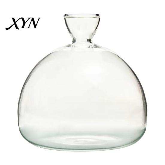 Pflanzenhalter aus Glas Hydroponik-Pflanzen Vase, Transparentes Vermehrungsterrarium, Schreibtisch Dekorative Klare Topf Pflanzgefäß für Zuhause Büro Tischmittelstück