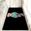 Cute Teddy Bear Happy Floor Mat Bathroom Mat Kids Room Bedroom Decoration Balcony Anti-Slip Doormat Living Room Welcome Rug INS