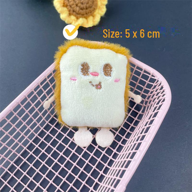 Cute Cartoon Accessories: Hamburger, French Fries, Chicken Legs, Bread Dolls, School Bags, Fun Pendants, Scarves, Gloves