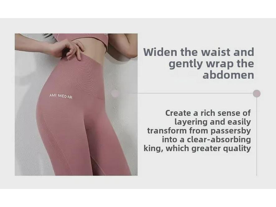 Women's High Waist Seamless Yoga Pants - Peach Lifting, Summer Thin, Elastic Sports Tights for Running and Fitness