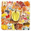 50 stuks Herfst Doodle Cartoon Creatieve Waterdichte Stickers voor Skateboards en Bagage