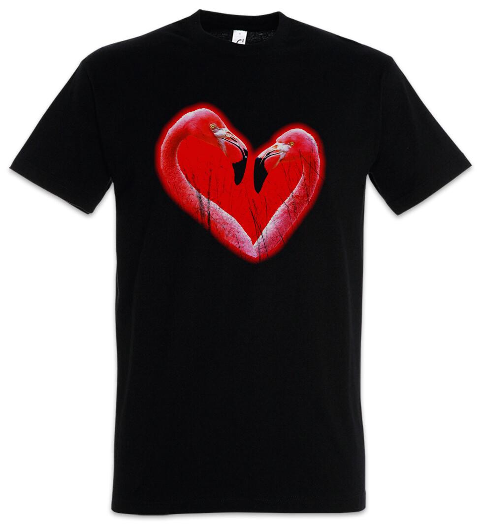 Flamingo Heart II Men s T-Shirt Heart Heart Flamingo Heart Love Love Unicorn XL