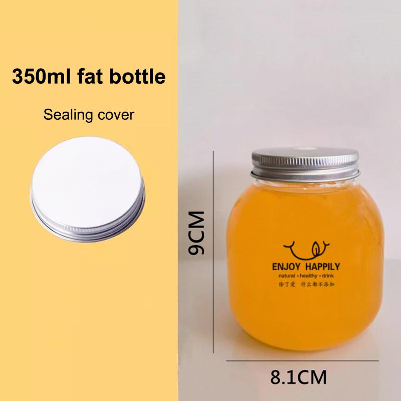 1 Adet Taşınabilir Sütlü Çay İçme Şişesi İçecek Şişesi Plastik Su Bardakları Şeffaf Çay Kahve Şişesi Meyve Suyu İçecek Şişeleri