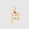 1 PC Stainless Steel & Natural Stone Capital Letter A-Z Charms Pendants DIY Necklace bracelet Jewelry Making Findings 8mm Dia.