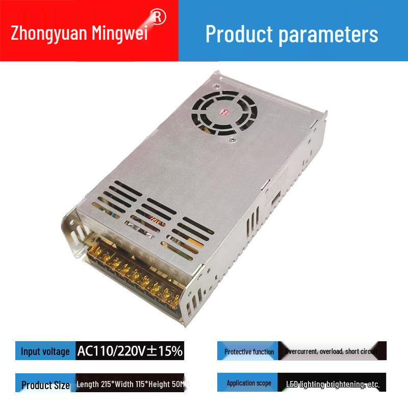 Fonte de Alimentação Chaveada AC/DC 220V/110V para 5V/12V/24V/36V/48V, 50W/60W/400W/500W/1000W/2000W