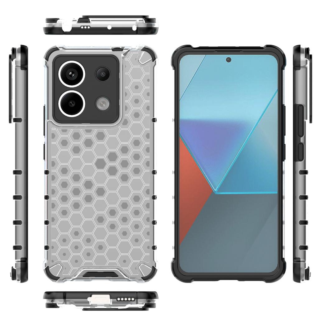 For Xiaomi Redmi Note 13 Pro 5G/Poco X6 5G Phone Case Soft TPU Hard PC Back Cover