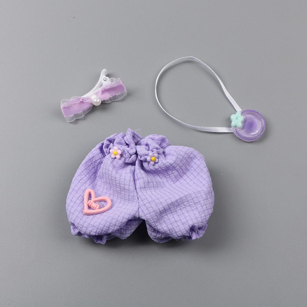 For 17cm Labubu Doll Clothes Fashion Clothes Hoodies Doll Clothes Color Match Hoodies Dolls Accessories Cute Decoration Little Cloths