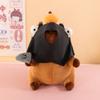 Funny Capybara 60Cm Plush Toy Cute Robber Masked Stuffed Animal For Kids Birthday Xmas Gift Soft Cuddly Pillow