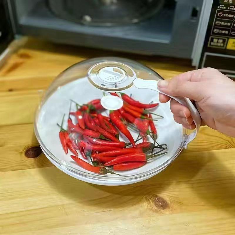 High-Temperature Resistant Microwave Lid: Anti-Splash, Anti-Oil, Fresh-Keeping, Universal Fit for Hot Dishes and Rice