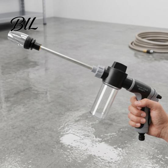 Foam Bottle Washer Car Wash Water Sprayer with Integrated Pot Design Large Output Pressurized Nozzle And Ergonomic Handle Shooter