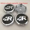 4 szt. 56mm 60mm osłona środkowa koła samochodu kołpak piasty żywica odznaka naklejka z logo stylizacja akcesoriów samochodowych