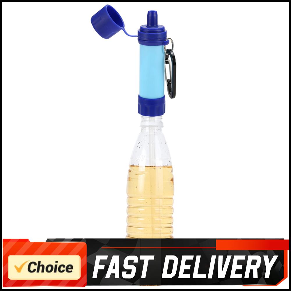 Outdoor Trinkwasserfilter Reiniger Notfall Leben Tragbar Überleben Strohhalm Wasserfilter für Klettern Reisen Camping