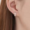 14K GF Simple Flower Petal One-Touch Earrings C24EGF207