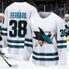 Maglia Sportiva da Hockey su Ghiaccio più Venduta 2026 Uomo Serie Squalo Stampata 3D Traspirante Asciugatura Rapida Bianco Manica Lunga Top Bambini