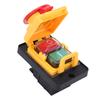 16A 4 Pin Electromagnetic Switch Emergency Stop Push Button Switch for Electrical Panel Power Tool Woodworking Machine