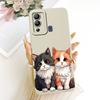 For Infinix Hot 12 12 Play Cute Cat Flower Cartoon Phone Case For Infinix Hot12i Hot 12Play Shockproof Soft Silicone Bumpers