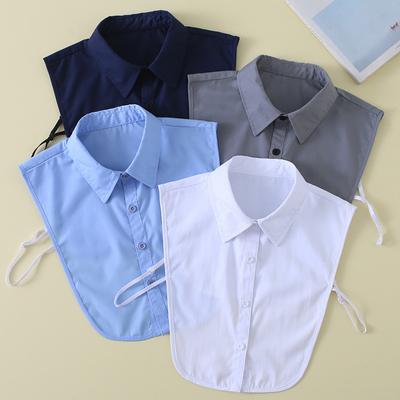 Fake Collar Men'S Pure Cotton Formal Wear Men'S Shirt Collar Versatile Professional Tooling Bank Tax Spring With Fake Collar