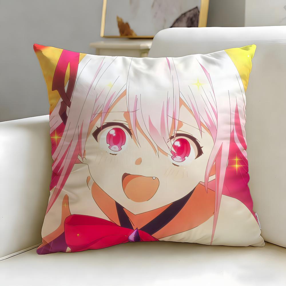 anime Engage Kiss Cushion Cover Soft EasyWash Pillow Case Versatile for Couch Bed Travel and Office
