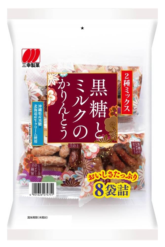 

Sanko Seika Brown Sugar and Milk Karinto 176g x 6 bags